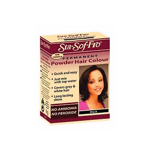 Sta Sof Fro Permanent Powder Hair Dye Black 6g